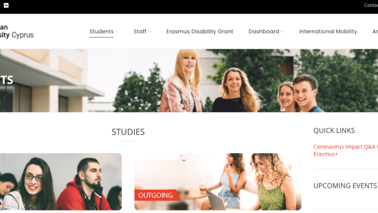 European University Cyprus (ERASMUS) - New Online Identity